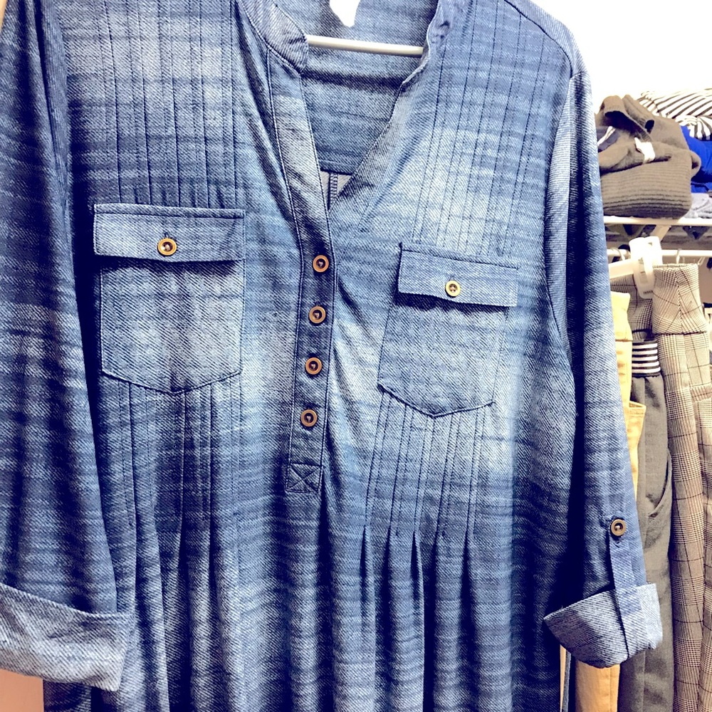 Cocomo Woman denim look dress size 1X